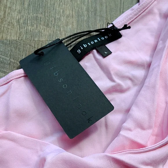 Gibsonlook One Shoulder Ruffle Blouse - Sz L - Picture 4 of 5